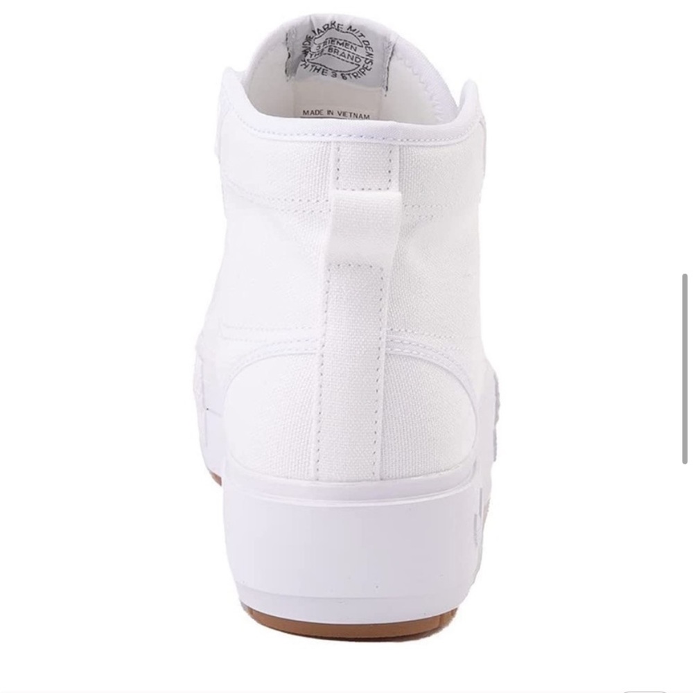 NEW Adidas Nizza Trek White Platform Sneaker Size 7 - Picture 4 of 11
